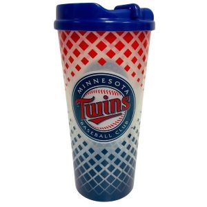 Minnesota Twins Officially Licensed MLB 24oz Double Wall Travel Mug W/Lid