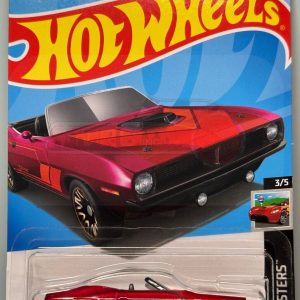 2024 Hot Wheels '70 Plymouth Barracuda 20/250 HW Roadsters 3/5, detailed collectible car model