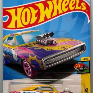 Hot Wheels 2024 '70 Dodge Charger R/T 108/250 HW Art Cars series, detailed collectible model