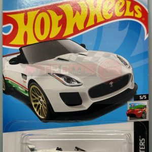 Hot Wheels 2024 '15 Jaguar F-Type Project 7, HW Roadsters series 5/5, collectible number 116/250