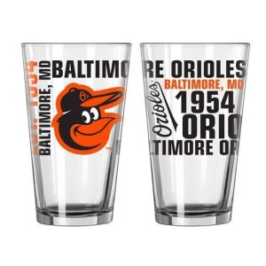 Baltimore Orioles 16oz Pint Glass
