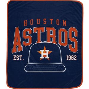 Houston Astros MLB Pegasus 50x60 Vintage Arch Block Throw Blanket