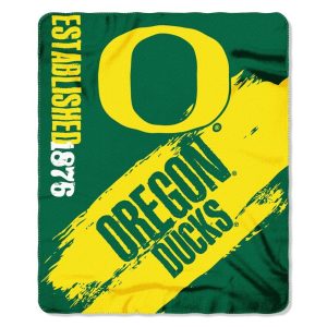 Oregon Ducks Northwest Co 50x60 Painted Fleece Throw Blanket
