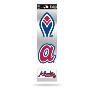 Atlanta Braves MLB Triple Spirit RETRO Decal Set