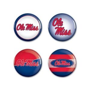 Ole Miss Rebels button pack