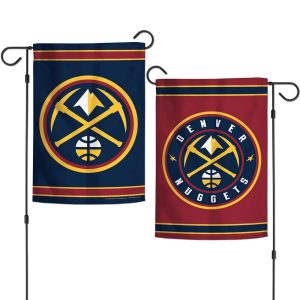 Denver Nuggets 12x18 Double Sided Garden Flag