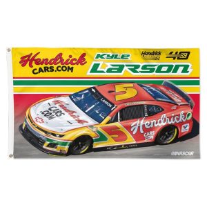 Kyle Larson 2024 Hendrickcars.com Throwback Flag - 3'x5'