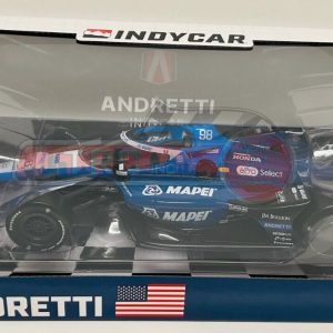 Marco Andretti 2024 Greenlight Collectibles 11245 1/18 #98 Mapei Andretti Autosport NTT Indy Car Series Diecast.