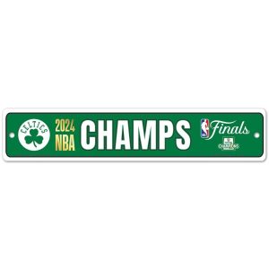 Boston Celtics Wincraft 2024 NBA World Champions Street Sign 3.75x19