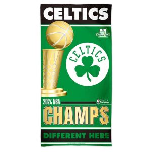 Boston Celtics 2024 NBA Champions Beach Towel - Spectra 30x60