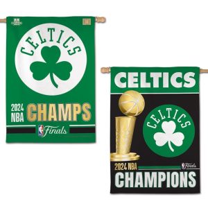 Boston Celtics 2024 Champions Vertical Flag