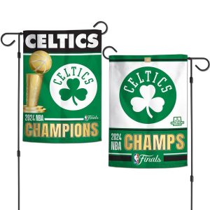 Boston Celtics Wincraft 2024 NBA World Champions 12x18 Double Sided Garden Flag