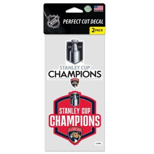 Florida Panthers Wincraft 2024 NHL Stanley Cup Champions 4x8 Decal Set