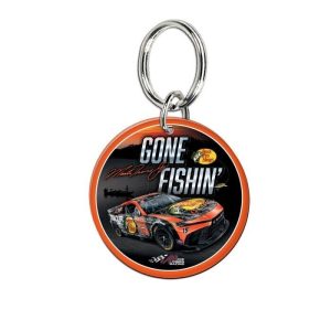 Martin Truex Jr 2024 Wincraft Retirement Gone Fishin' Acrylic Key Ring.