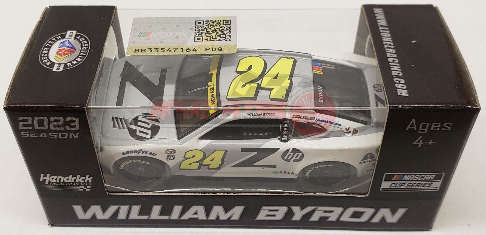 William Byron 2023 Lionel/Action 1/64 #24 Z by HP NEXT GEN Chevy Camaro ZL1 Diecast Car.