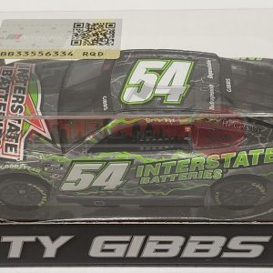 Ty Gibbs 2023 Lionel Racing 1/64 #54 Interstate Batteries Black Toyota Camry Diecast Car. 