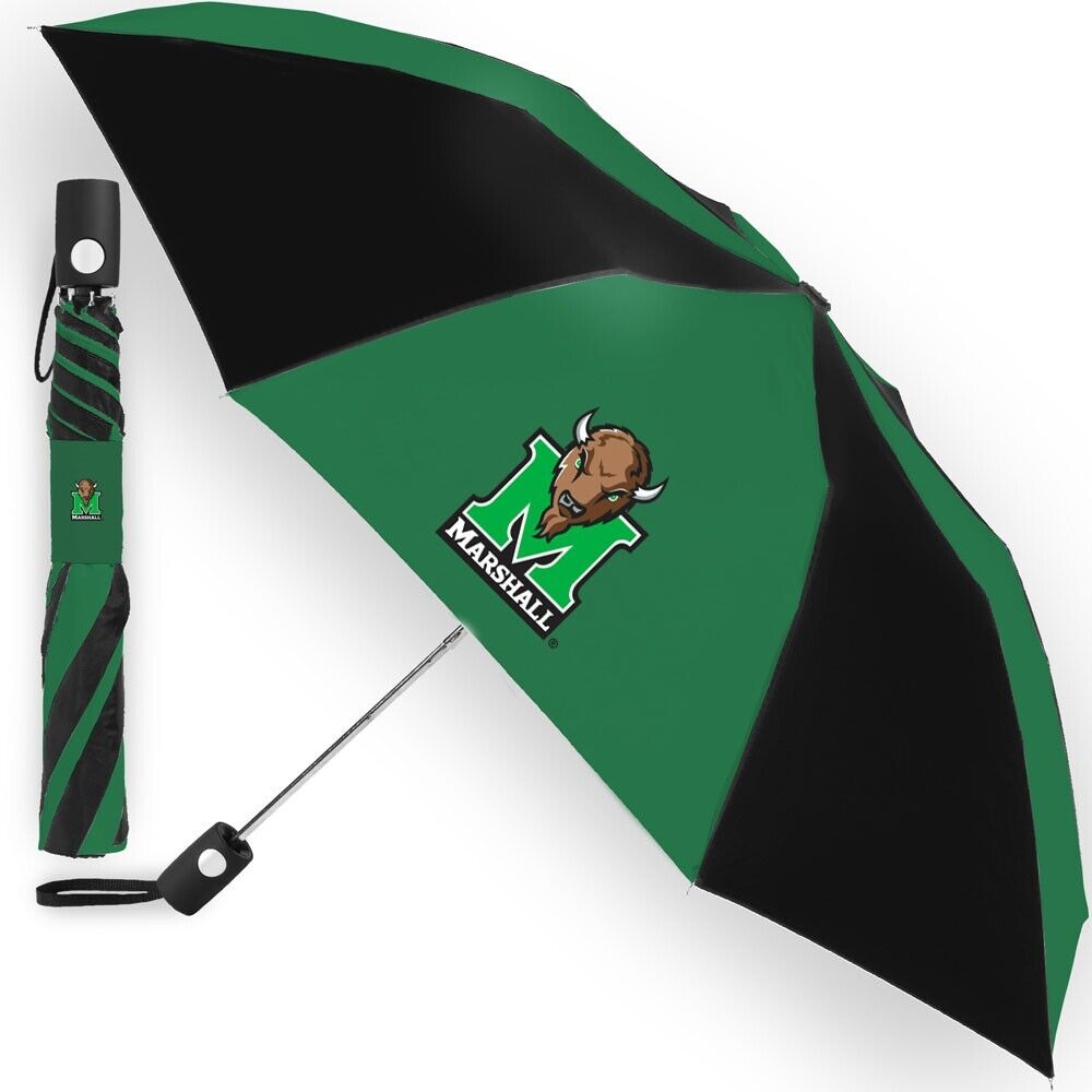 Marshall Thundering Herd 42" Auto Folding Umbrella