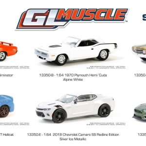 Greenlight Muscle Series 28, Set of 6 Diecast Cars 1/64