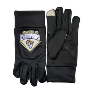 Los Angeles Rams SB LVI NFL Neoprene High End Technology Touch Texting Gloves