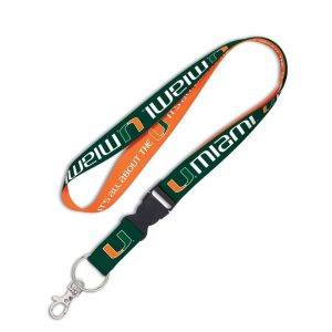 Miami Hurricanes lanyard with breakaway