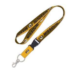 Missouri Tigers 1" Lanyard with Breakaway