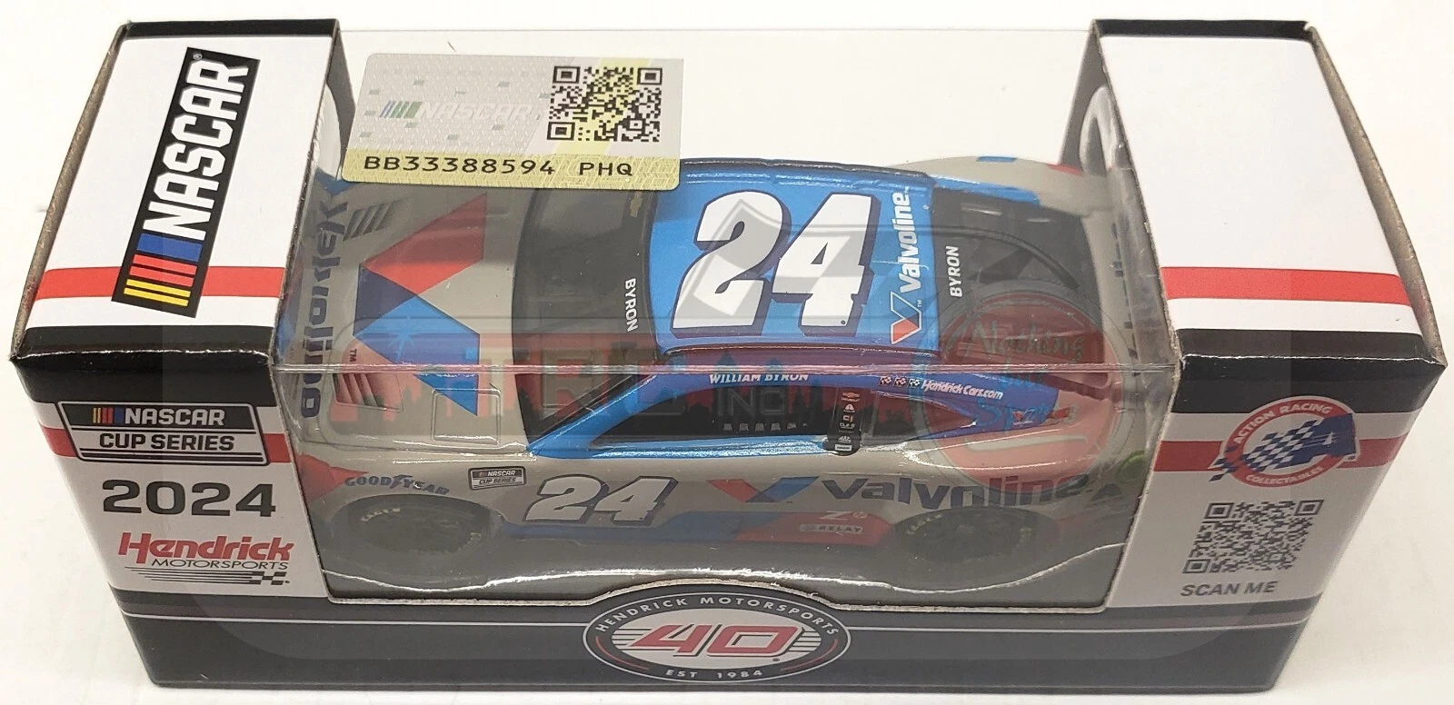 William Byron 2024 Lionel Racing #24 Valvoline Chevy Camaro 1/64