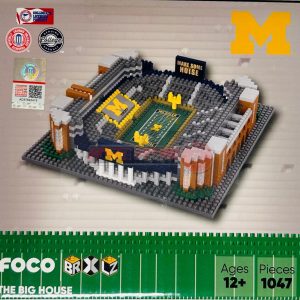 Michigan Wolverines The Big House BRXLZ Puzzle Set
