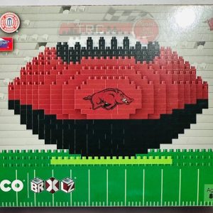 Arkansas Razorbacks NCAA BRXLZ Football 3-D Construction Block Set