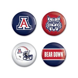 Arizona Wildcats WinCraft Button Pin Set - 4 Pack