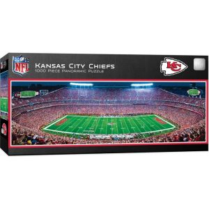 Kansas City Chiefs NFL Panoramic Stadium 1000pc Puzzle