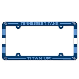 Tennessee Titans "Titan Up" Poly License Plate Frame