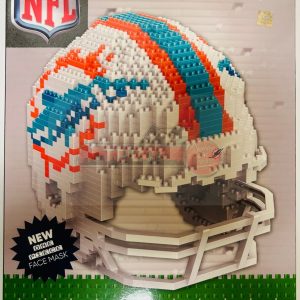 Miami Dolphins FOCO NFL BRXLZ Team Helmet 3-D Construction Block Set