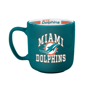 Miami Dolphins Logo Brand NFL 15oz  Stripe Mug