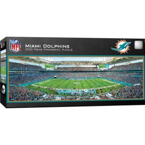 Miami Dolphins NFL Panoramic Stadium 1000pc Puzzle