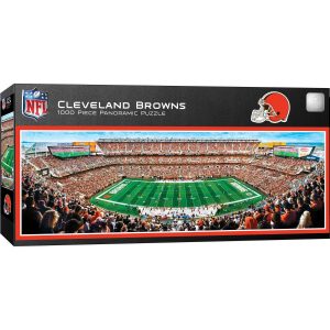Cleveland Browns NFL Panoramic Stadium 1000pc Puzzle