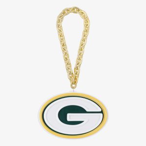 Green Bay Packers 10" NFL FOCO Neon Big Logo Light Up Chain