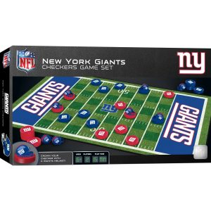 New York Giants NFL MasterPieces Checkers Game Set