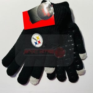 Pittsburgh Steelers Knit Gloves with Texting Tips