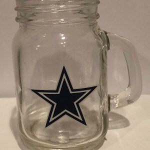 Dallas Cowboys Boelter NFL Mason Jar Series 4oz Shot Glass