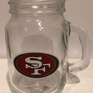 San Francisco 49ers Boelter NFL Mason Jar Series 4oz Shot Glass
