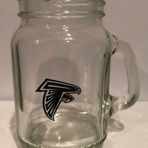Atlanta Falcons 4oz Mason Jar Shot Glass