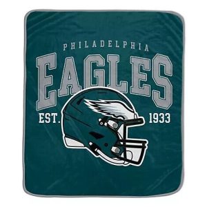 Philadelphia Eagles NFL Pegasus 50x60 Vintage Arch Ultra Soft Blanket