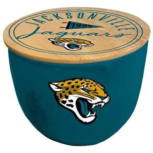 Jacksonville Jaguars Pegasus Sports NFL Logo 16 Oz Ceramic Candle