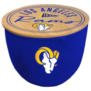 Los Angeles Rams Pegasus Sports NFL Logo 16 Oz Ceramic Candle