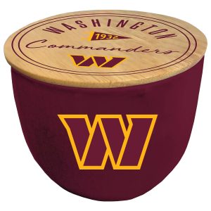 Washington Commanders Pegasus Sports NFL Logo 16 Oz Ceramic Candle