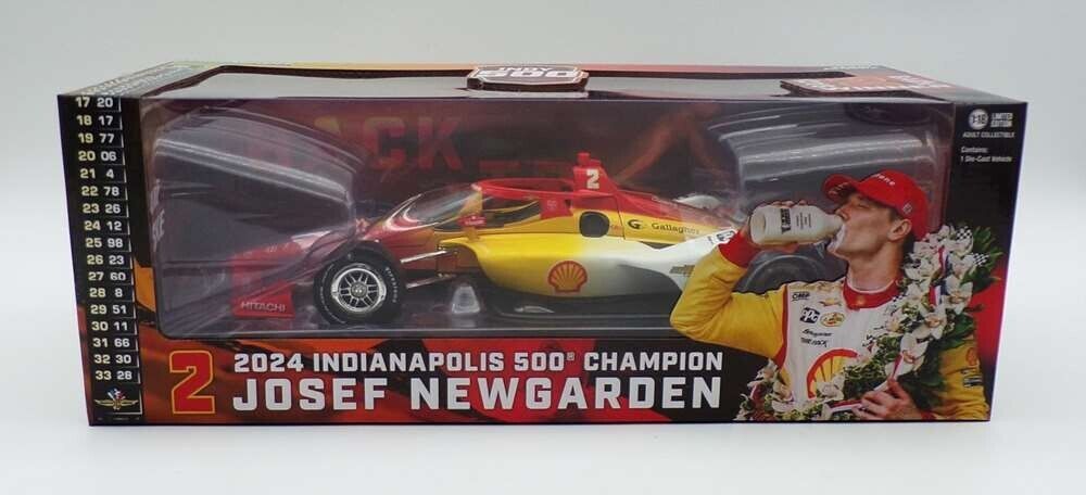 Josef Newgarden 2024 11257 Greenlight 1/18 #2 Shell Oil/Penske Indy 500 Winner