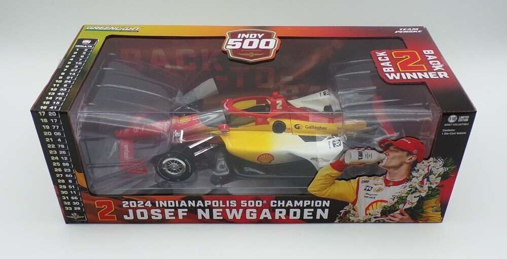 Josef Newgarden 2024 11257 Greenlight 1/18 #2 Shell Oil/Penske Indy 500 Winner - Image 2