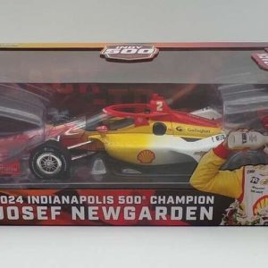 Josef Newgarden 2024 11258 Greenlight 1/18 #2 Shell Oil Indy 500 RACED VERSION