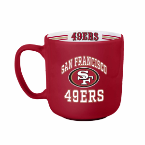 San Francisco 49ers Logo Brand NFL 15oz  Stripe Mug