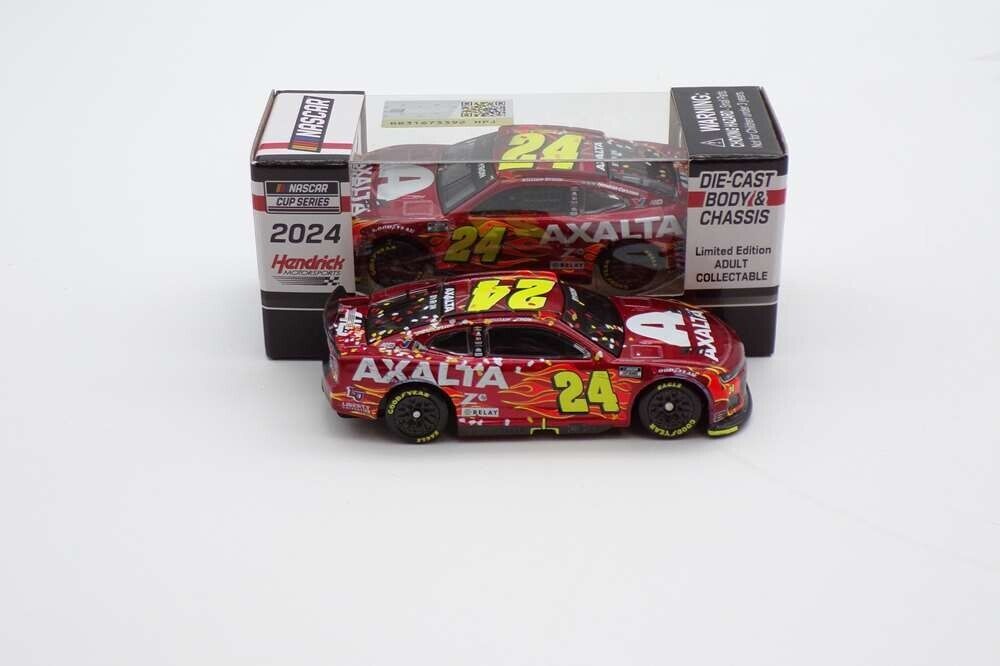 William Byron 2024 Lionel #24 Axalta Martinsville Raced Win DIECAST CHASSIS 1/64 - Image 3